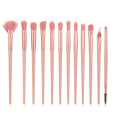 12 Pieces Fan-shaped Brushes