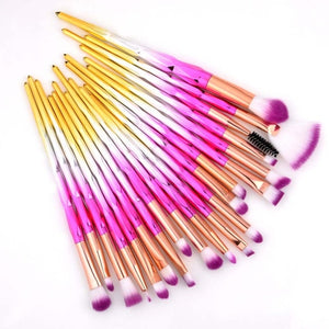 Colorful Makeup Brushes Set