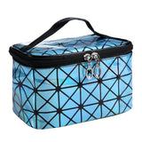 Geometric Print Makeup Organizer